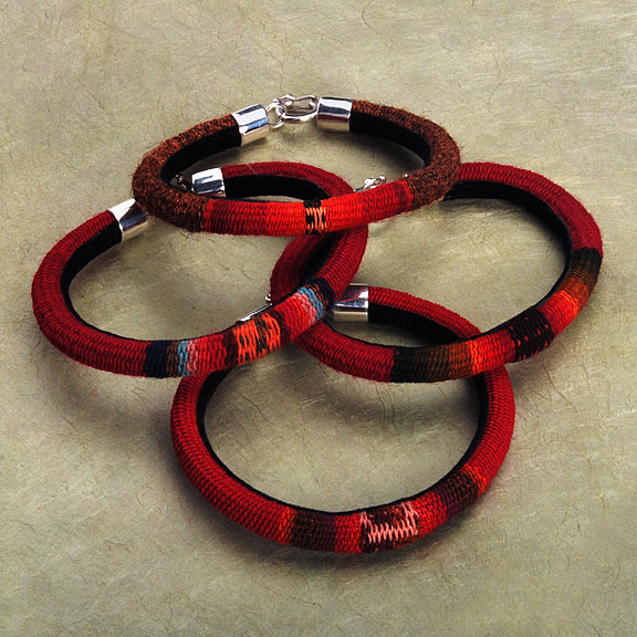Woven Stripped Peruvian Bracelet